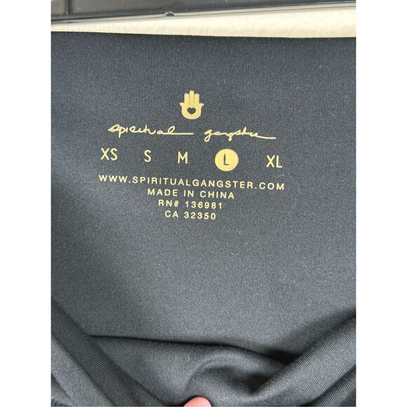 Spiritual Gangster Embody Eco 7/8 Jersey Colorblock Full Length Leggings sz L - Picture 5 of 5